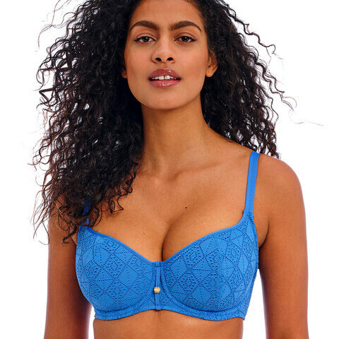 Freya Nomad Nights Unterlegtes Bikini Oberteil Atlantic