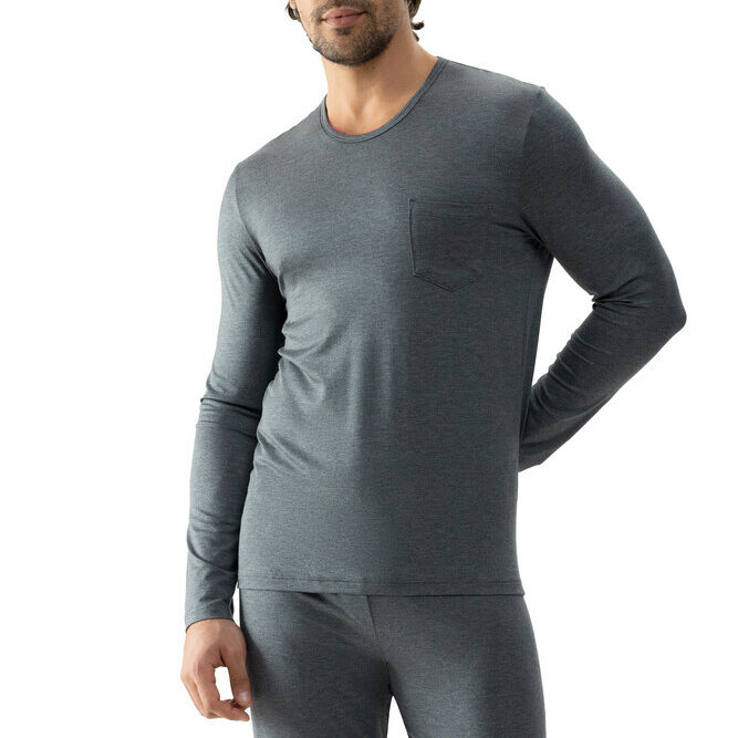 Mey Serie Jefferson Langarmshirt Quartz Melange