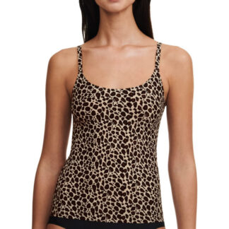 Chantelle Softstretch Top mit Spaghettiträgern Leopard