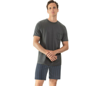 Mey Serie Portimo Schlafanzug kurz Soft Grey