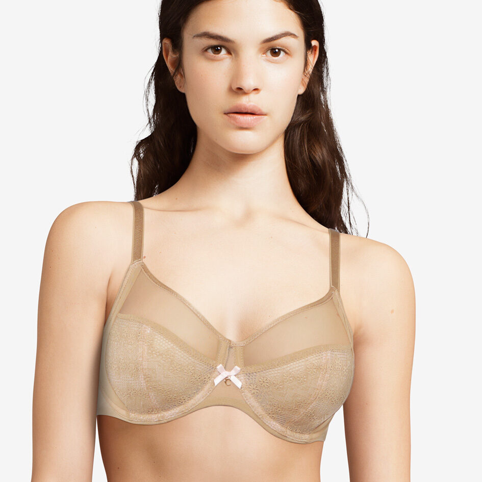 Chantelle Revele Moi Bedeckender Bügel-BH Karamell