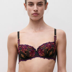 Chantelle Champs Elysees Balconnet Außenträger-BH Black Jewels
