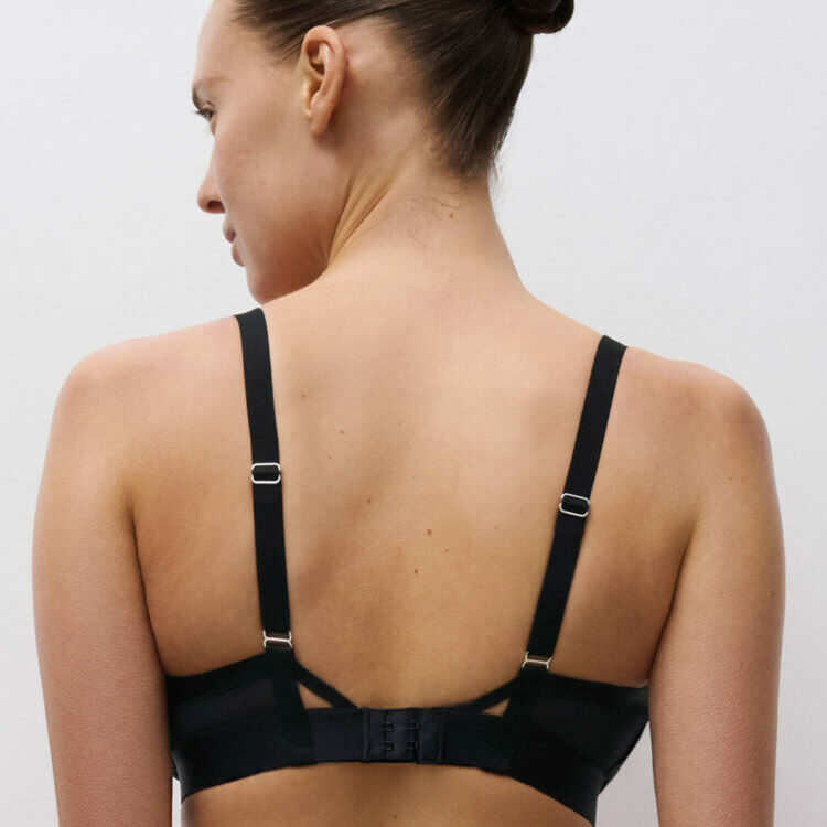 Chantelle Lush Bügelloser Triangel-BH Schwarz