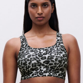 Chantelle Softstretch Power Scoop BH - Leopard