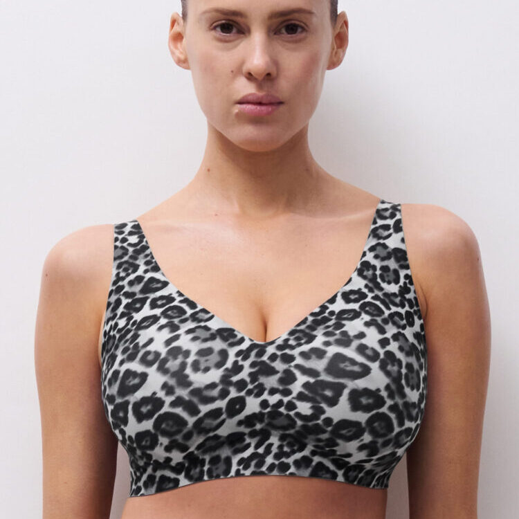 Chantelle Softstretch Power Bügelloser Push-up BH - Leopard
